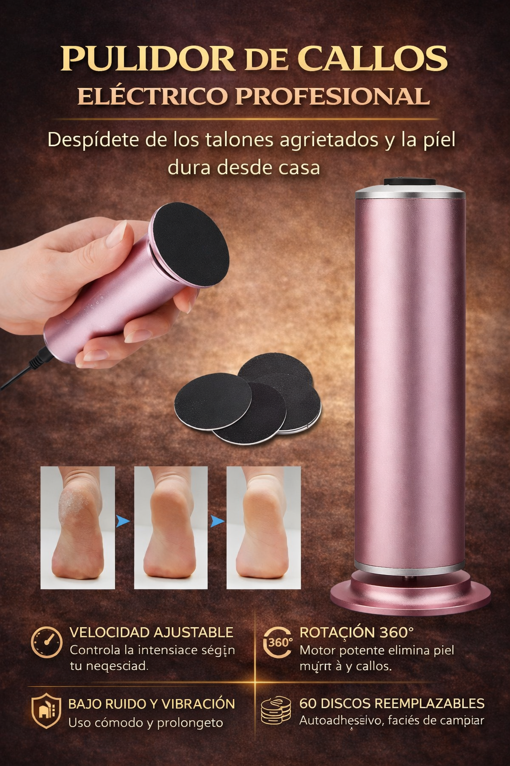 PULIDOR DE CALLOS-INALAMBRICO